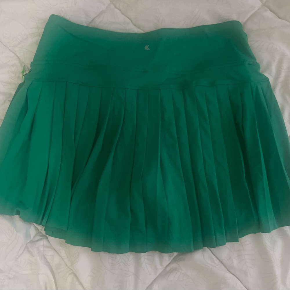 NWT Kyodan women's Vibrant Green pickleball tennis skirt size Medium - Picture 4 of 5